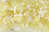 Lemon-Yellow Ettringite Crystal Cluster - South Africa #212773-1